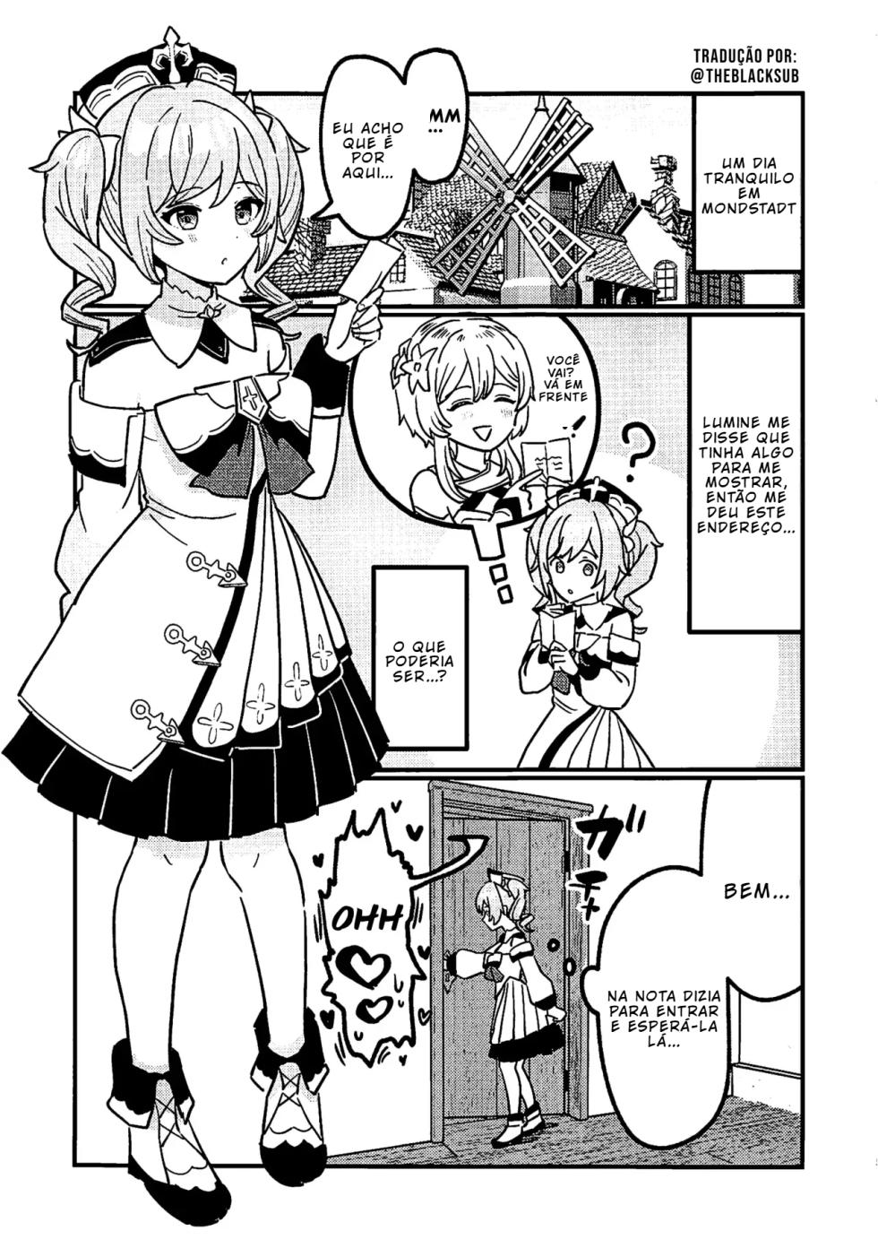 (C104) [Fence 14] Ane NTR!! Futanari Barbara-chan (Genshin Impact) [Portuguese-BR] [BLACKSUB] - Page 4