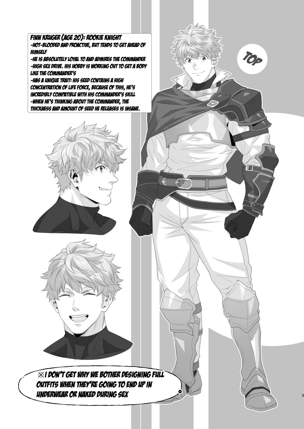 [Hihumi] Rookie Knight x Knight Commander | Shin kome kishi × kishi danchō [ENG] [DECENSORED] - Page 3