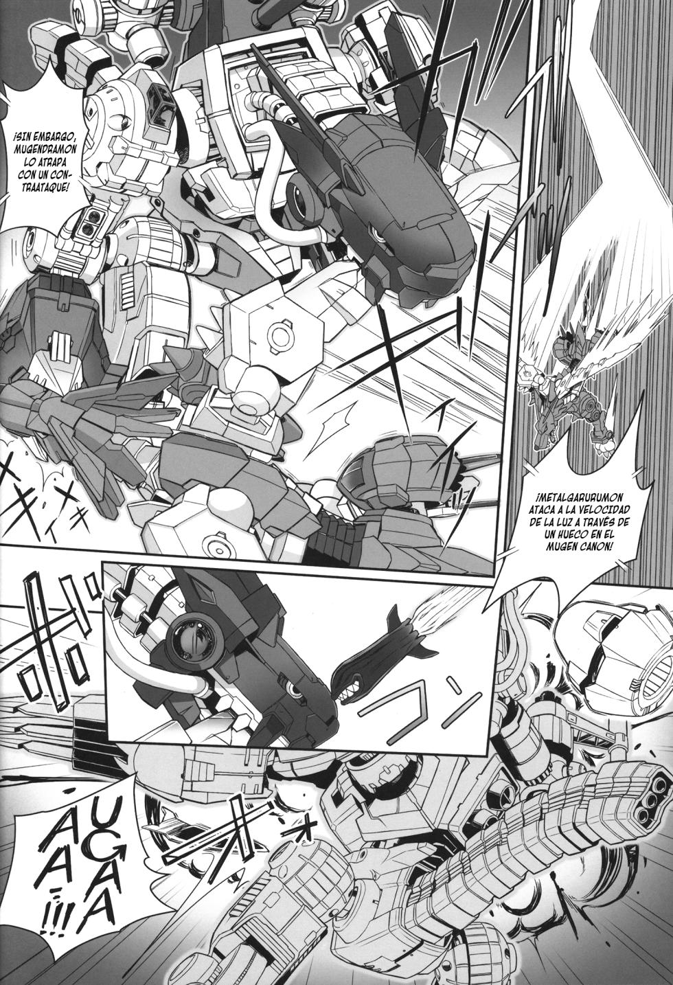 (C105) [Bottomress Pit (Bonzakashi)] Dead Matrix Evolution (Digimon) [Spanish] [L24 Scan] - Page 5