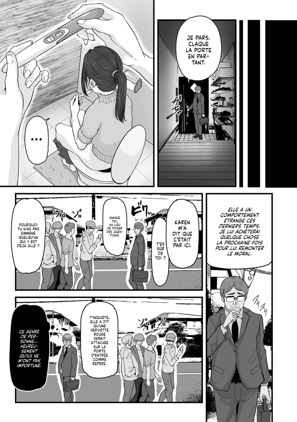 [Wakimiunten] Ninkatsu Hitozuma Hanbaichuu Kouhen | Femme Enceinte à Vendre 2 (COMIC Kuriberon DUMA 2025-12 Vol.79) [French] [Lopxi] - Page 27
