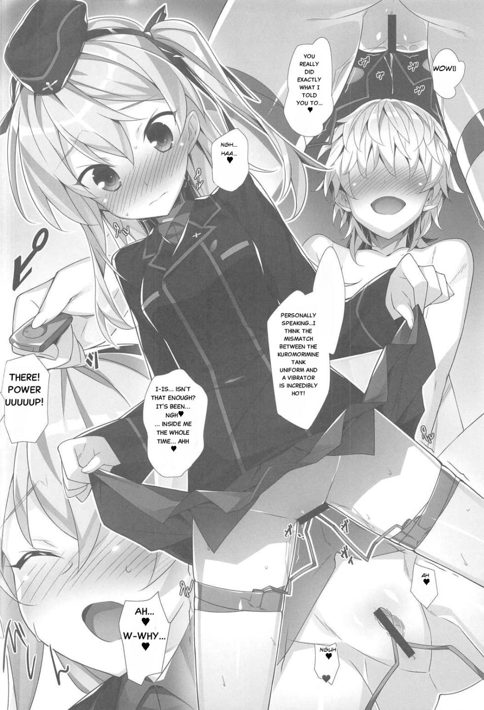 (C91) [Koito Sousakusho (Hinata Mutsuki)] Tank Jacket wa Suki desu ka? | Do you like tank uniforms? (Girls und Panzer) [English] - Page 12