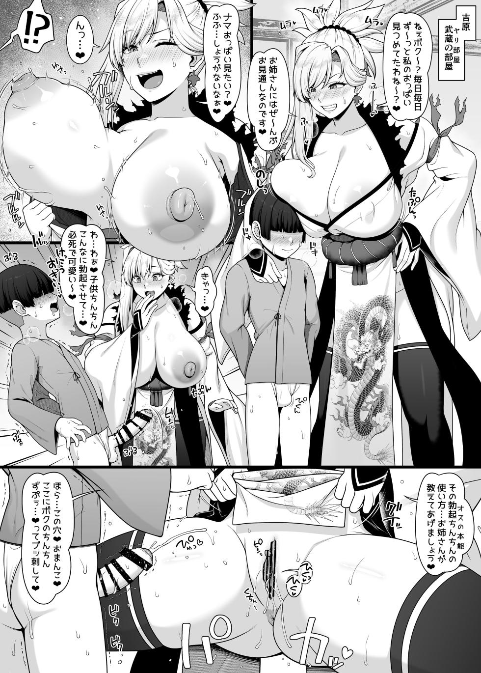 [青ばなな] FGO 武蔵ちゃん 中出し一発受精クソ雑魚剣豪漫画 (Fate/Grand Order) - Page 6