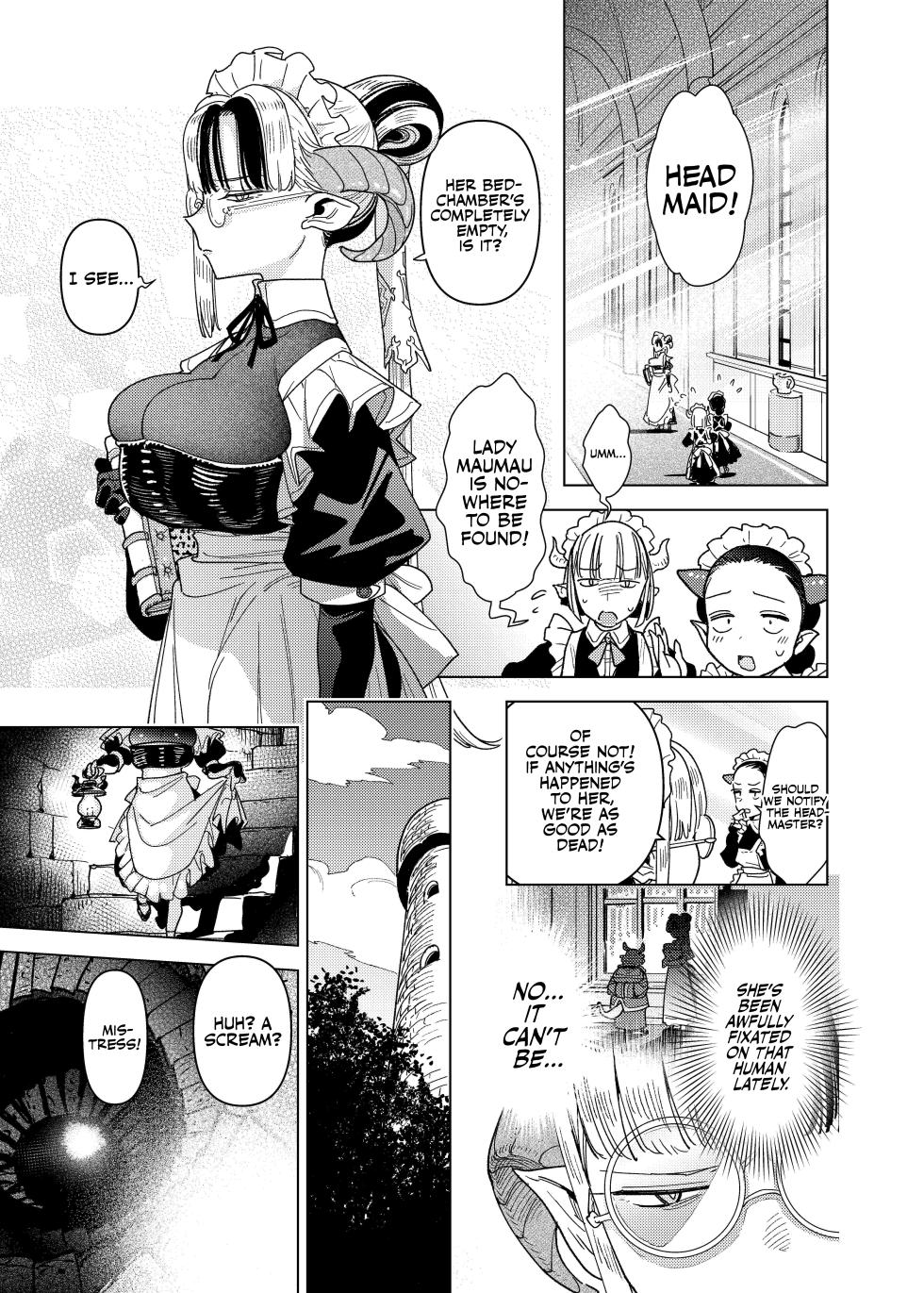 [Ura no Sho (Ura no Kyuu)] Mazoku Reijou, Maumau-sama Koi o Suru. | Demon Mistress, Lady Maumau, Falls in Love [English] [Suizokukan + Xzosk] [Digital] - Page 32