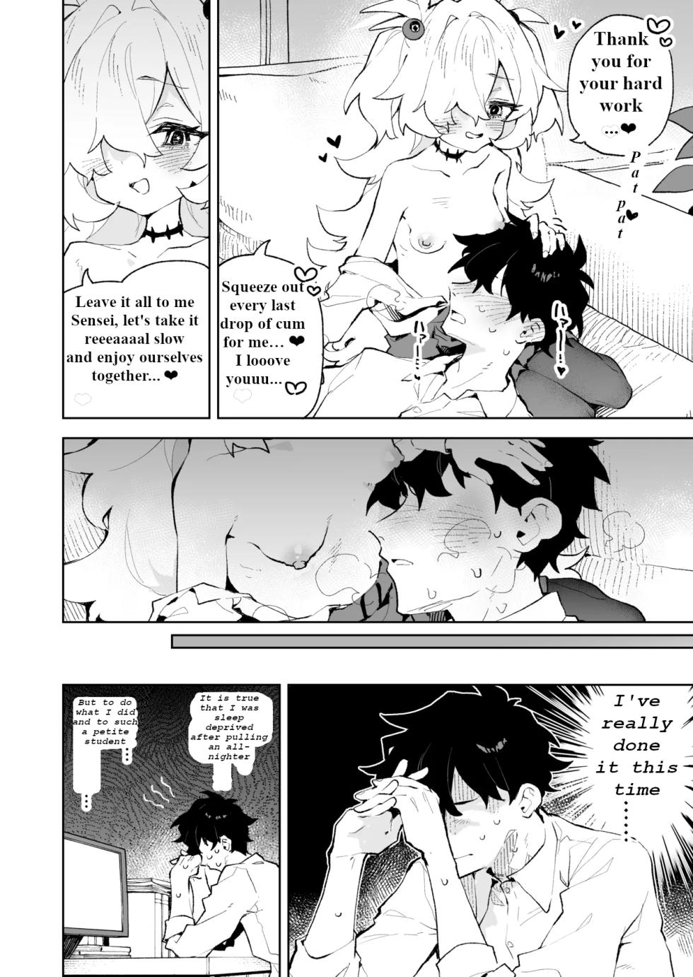 [Rimu Chanchi (Uni Cream Korokke)] Zense Mitai ni Torotoro ni Amayakashite ageru nee (Blue Archive) [English] [MTL] [Digital] - Page 13