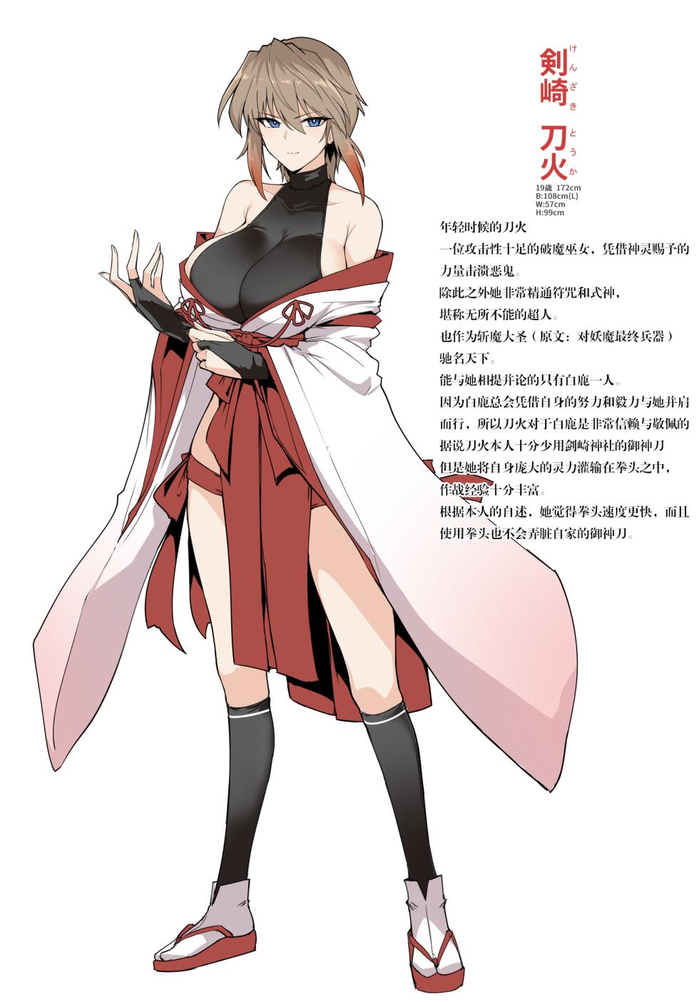 破魔の巫女ちょっと妄想キャラ設定（stp个人汉化） - Page 1