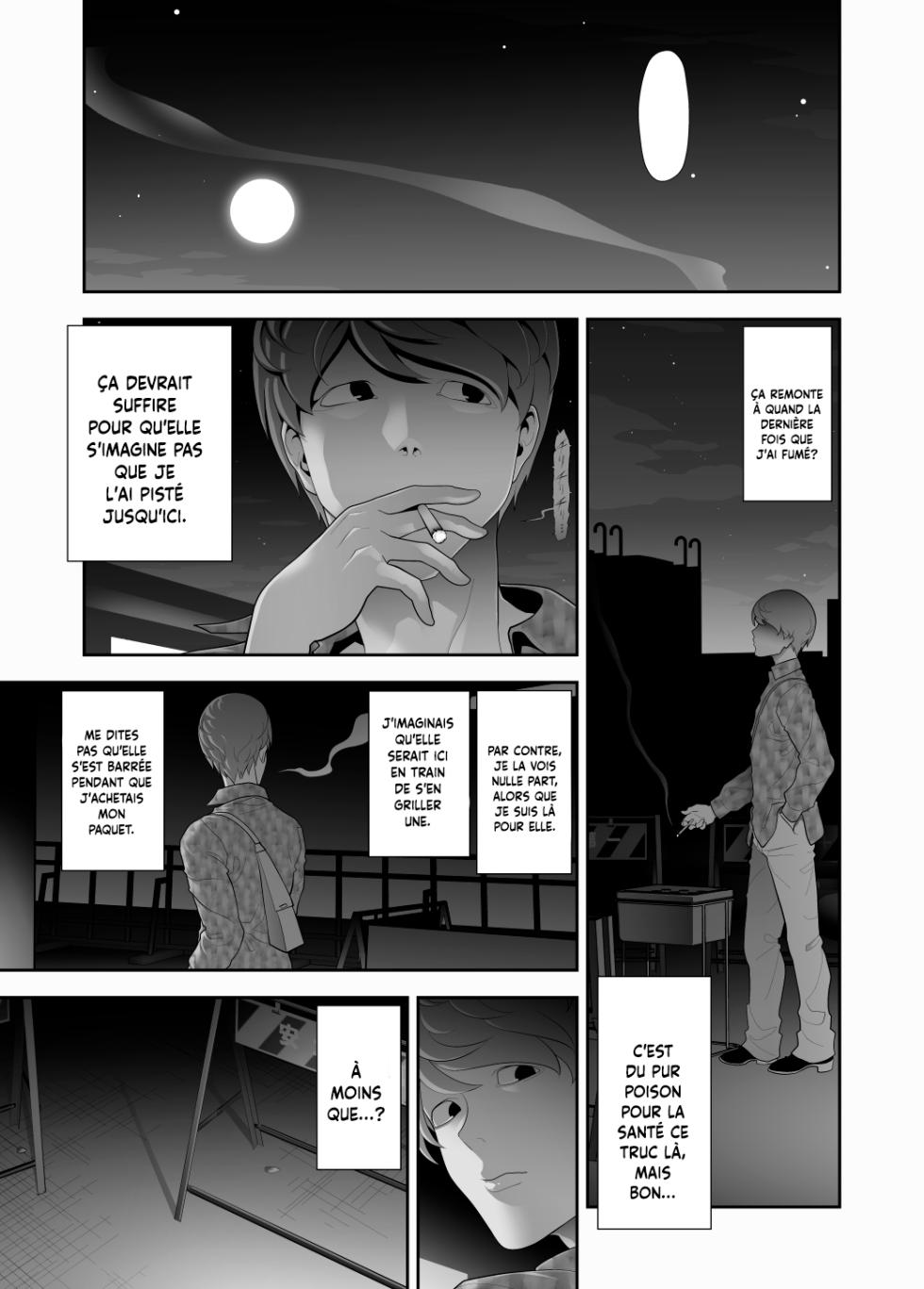 [Tonikaku] Josouko Hatten-kei <<Donki Okujou Hen>> | Rencontre avec un travesti ≪Sur le toit du Don Quijote≫ [French] [Minous Secrets] - Page 9