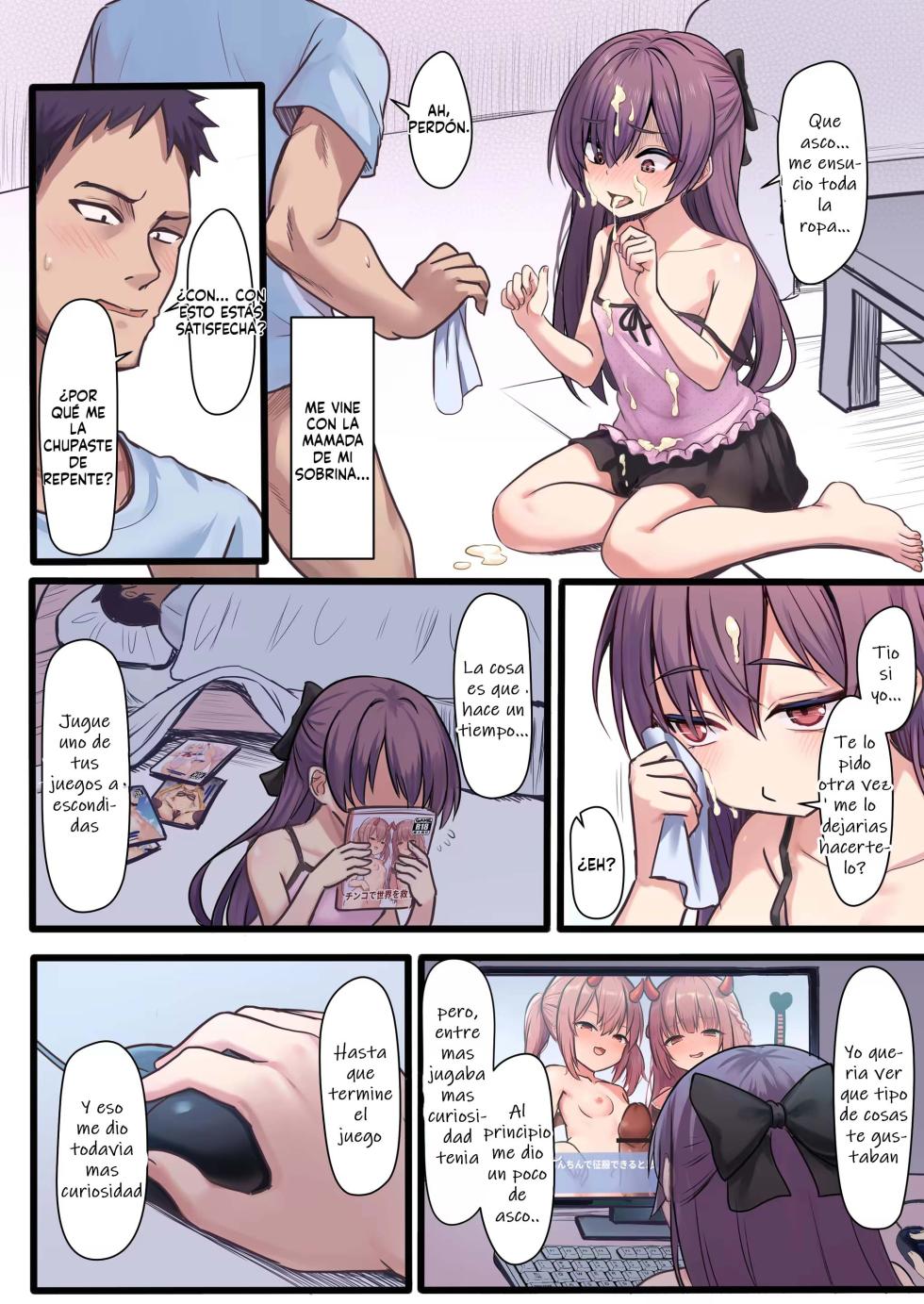 [Milkshake Work (Milkshake)] Warui Ko to no Bukiyou de Ecchi na Kyoudou Seikatsu | Una Incomoda Visita de mi Erótica Sobrina [Spanish] [Me Banearon x P3NDEJ0] [Digital] - Page 11