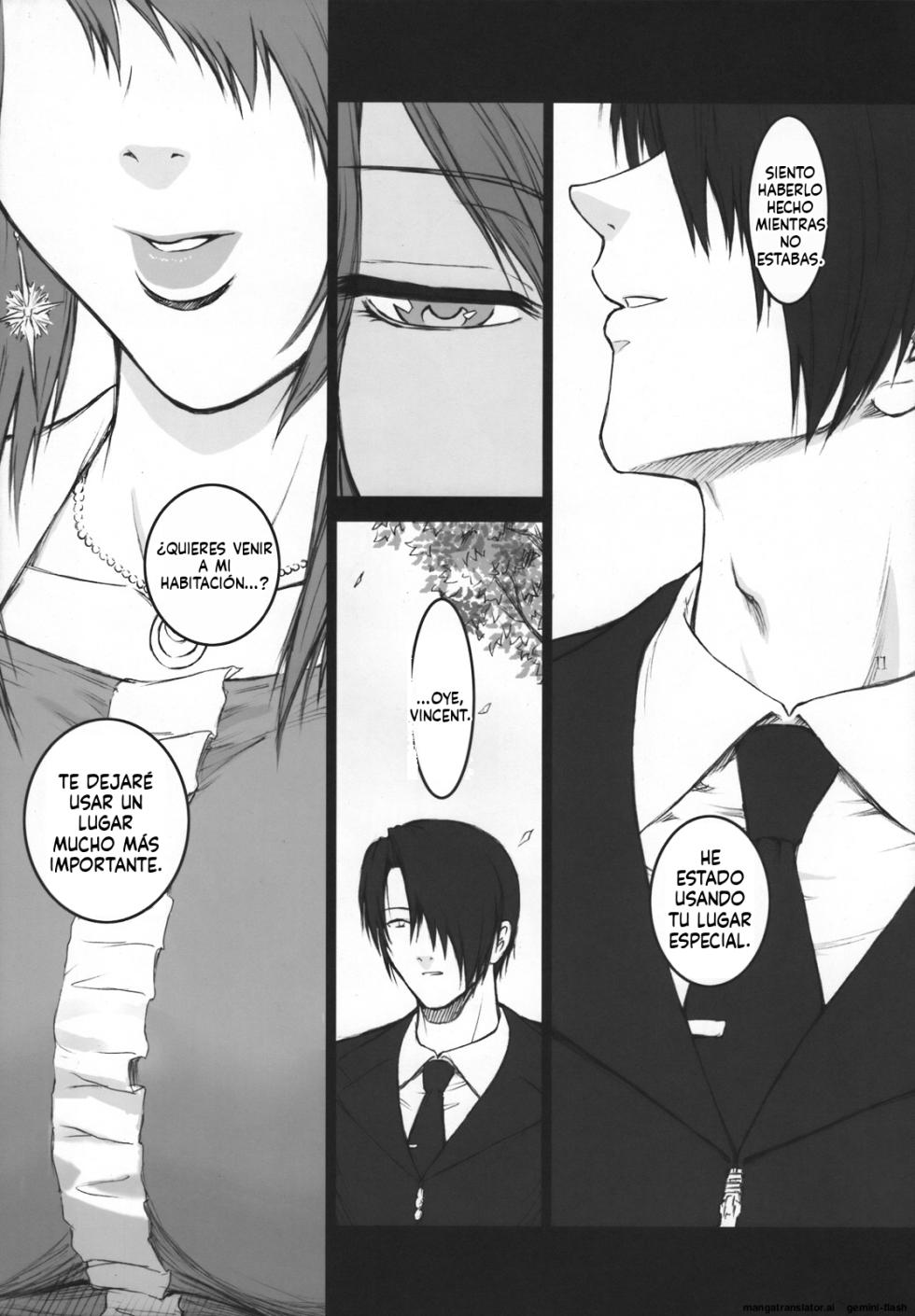 (C74) [Kokonokiya (Kokonoki Nao)] Lucrecia III (Final Fantasy VII: Dirge of Cerberus) [Spanish] [MTL] - Page 10