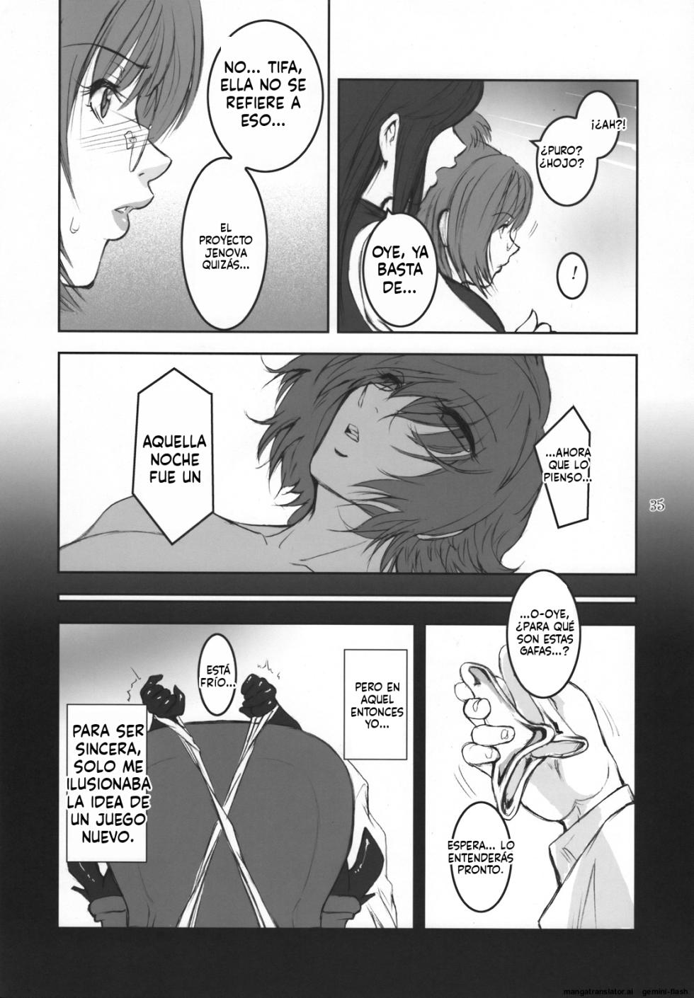 (C74) [Kokonokiya (Kokonoki Nao)] Lucrecia III (Final Fantasy VII: Dirge of Cerberus) [Spanish] [MTL] - Page 34