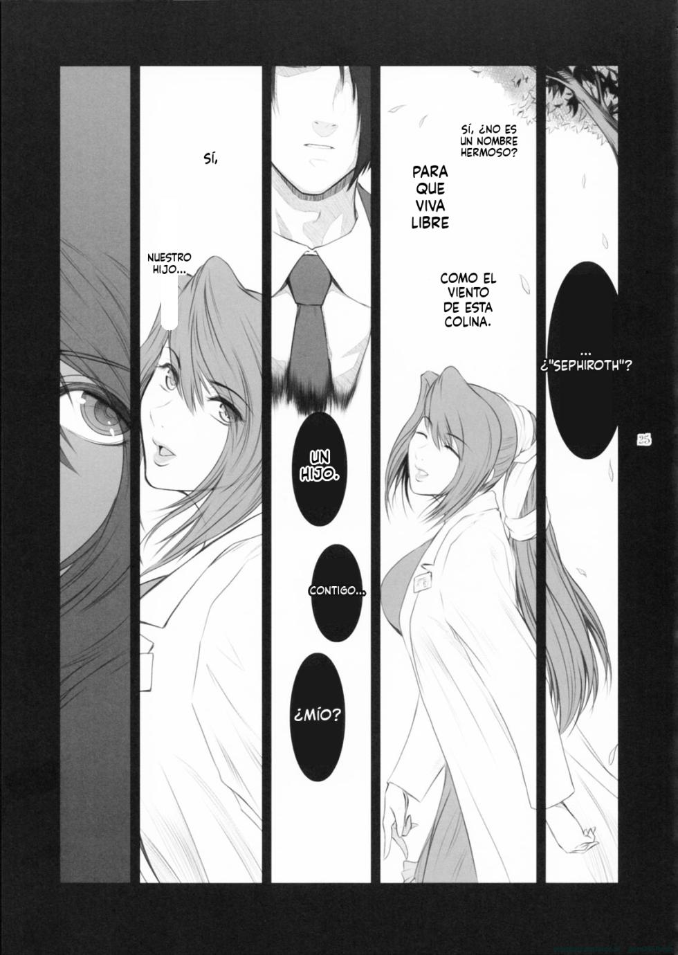 (C83) [Kokonokiya (Kokonoki Nao)] Lucrecia VII (Final Fantasy VII: Dirge of Cerberus) [Spanish] [MTL] - Page 24