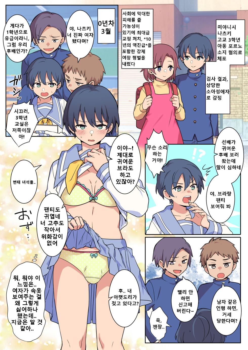 [Chijoku An (Yunogi)] Josou Taikou de Kyousei sareru Otokonoko-tachi | 여장 퇴행으로 교정당하는 남자아이들 [Korean] - Page 20