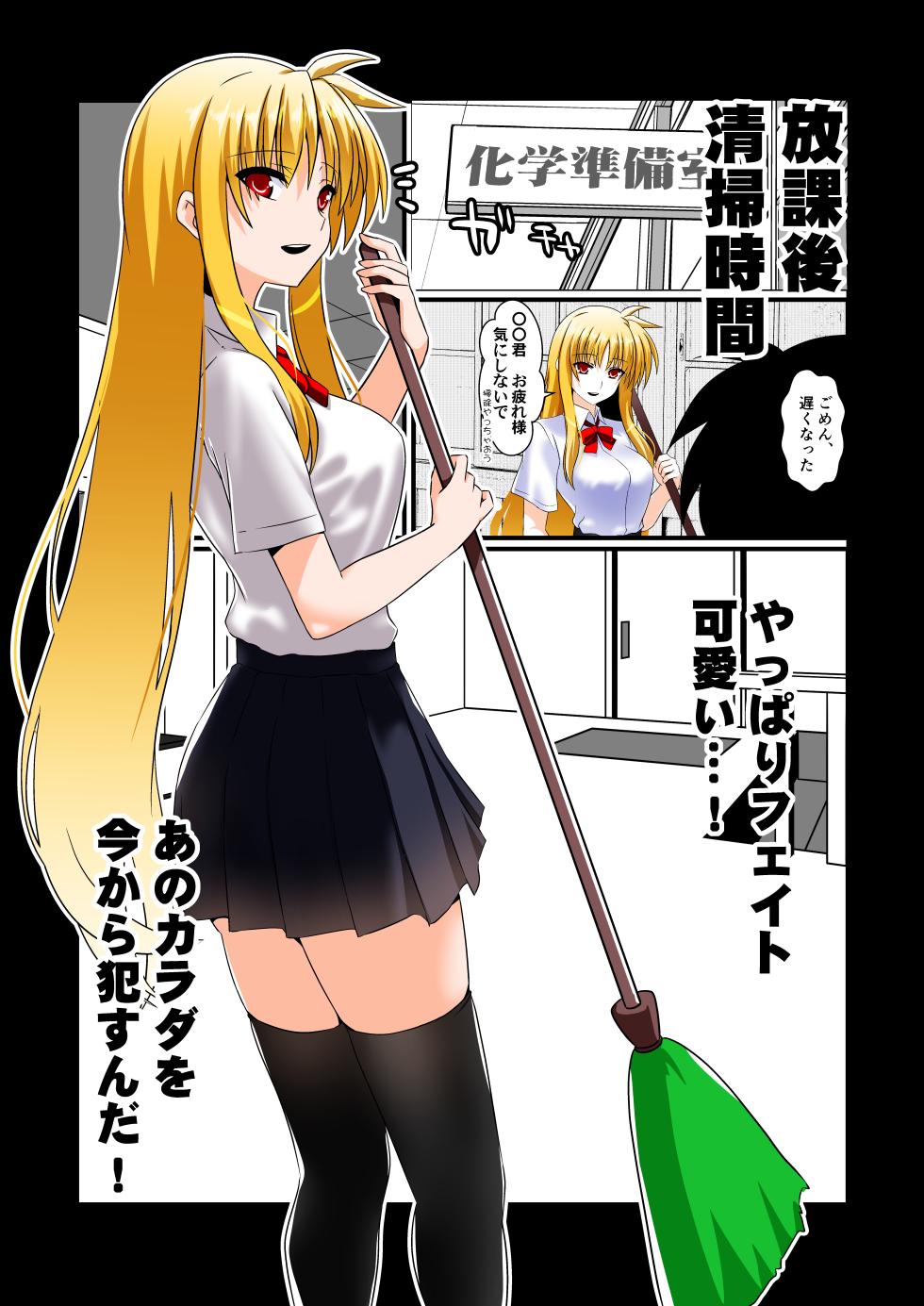 [Aquarius Gate (Engo)] Ganbou no Lost Logia I Otosareta JK Fate-san Hen (Mahou Shoujo Lyrical Nanoha) [Digital] - Page 6