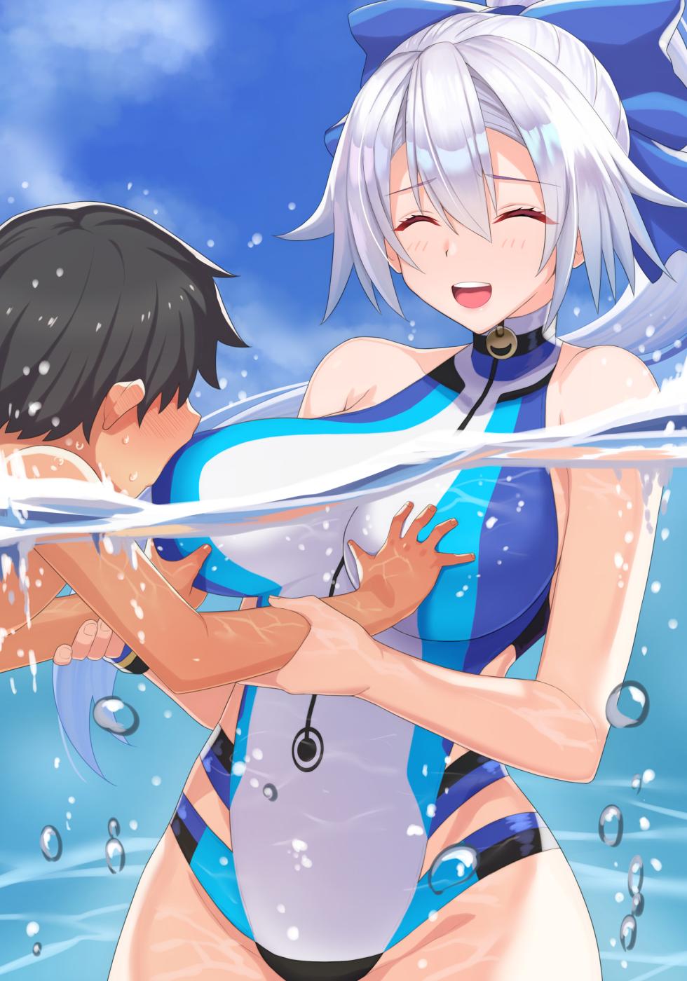 [ぽののぞ] ショタに泳ぎを教える巴さん (Fate/Grand Order) - Page 7