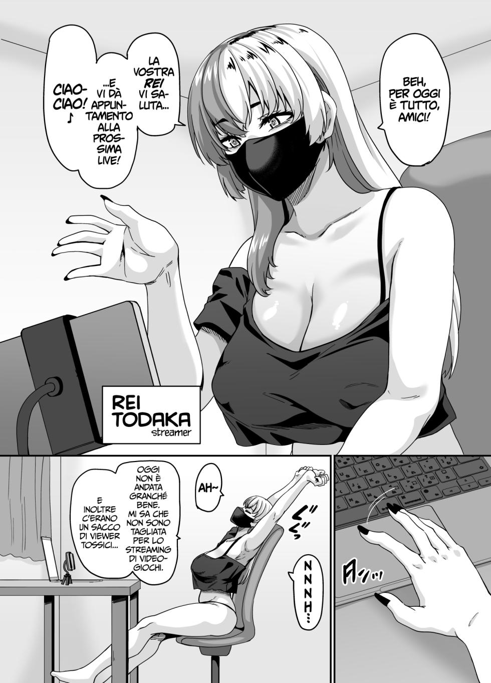 [Tiramisu Tart (Kazuhiro)] Zubora Ane (Haishinsha) ga Gobaku Ero Buzz Shitakara Hirakinaotte Kyoudai de Ero Haishin suru Waku | Vi presente quella fannullona (di una streamer) di mia sorella [Italian] [Hentai Fantasy] - Page 3