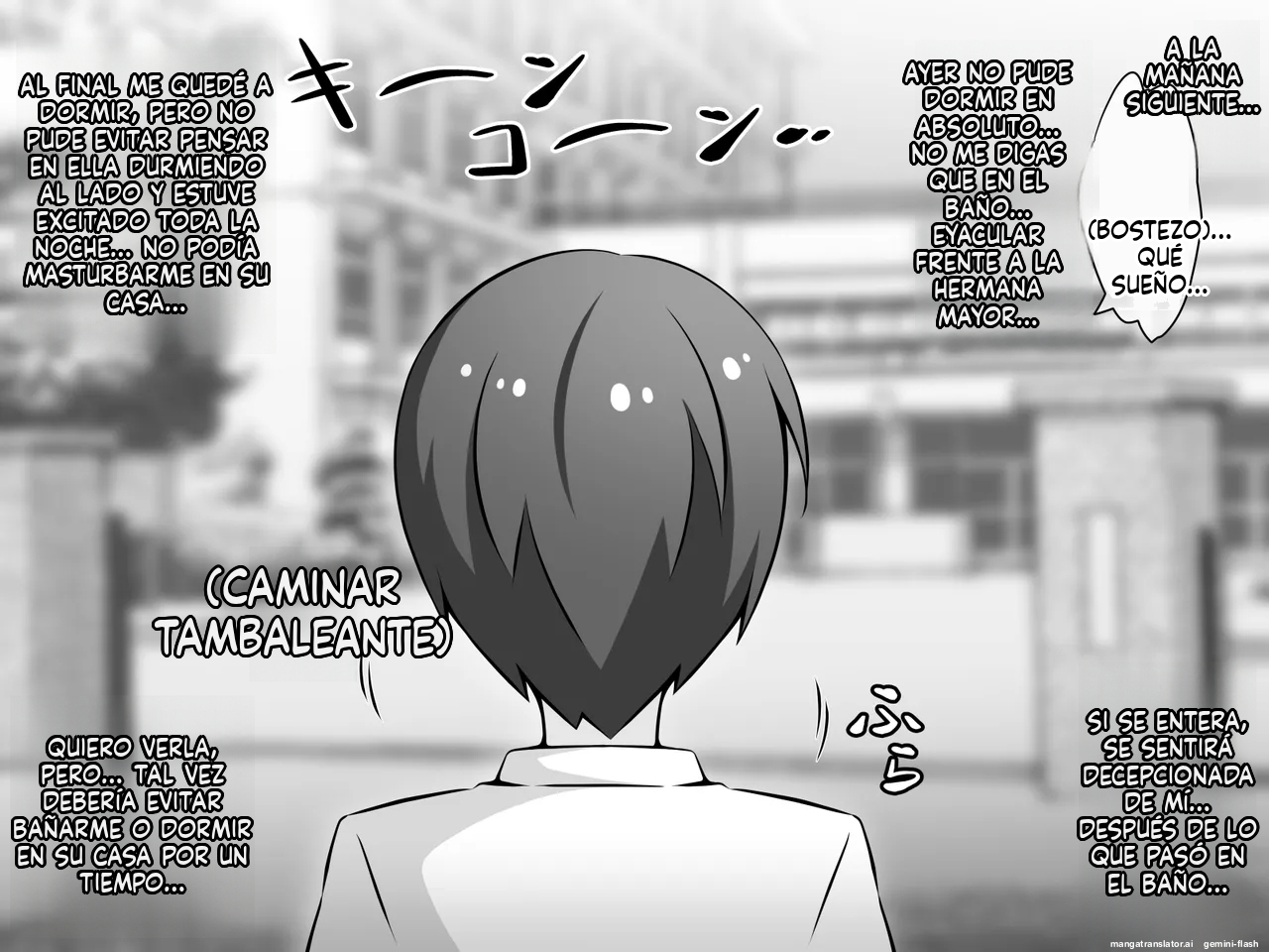 Akogare no Onee-chan ga Netorareru Zenpen ~Daisuki na Hito ga Suiminkan sareteru noni Nani mo Dekinai Boku (Spanish) MTL - Page 15