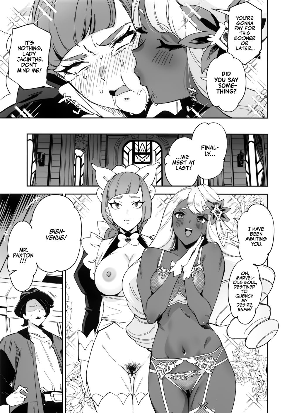 (C107) [Jukusei Kakuzatou (sugarBt)] Super Yukari Tournament nante Nakatta | Le Super Tournoi de Jacinthe XXX! (Pokémon LEGENDS Z-A) [English] [Team Rabu2] - Page 10