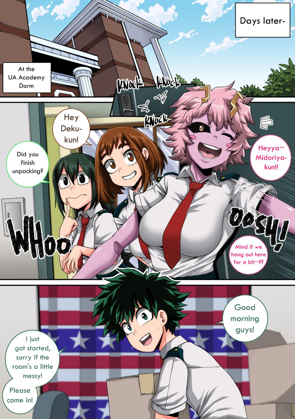 My Harem Academia Chapter 8 Part 3 Breaking into a broken heart - Page 16
