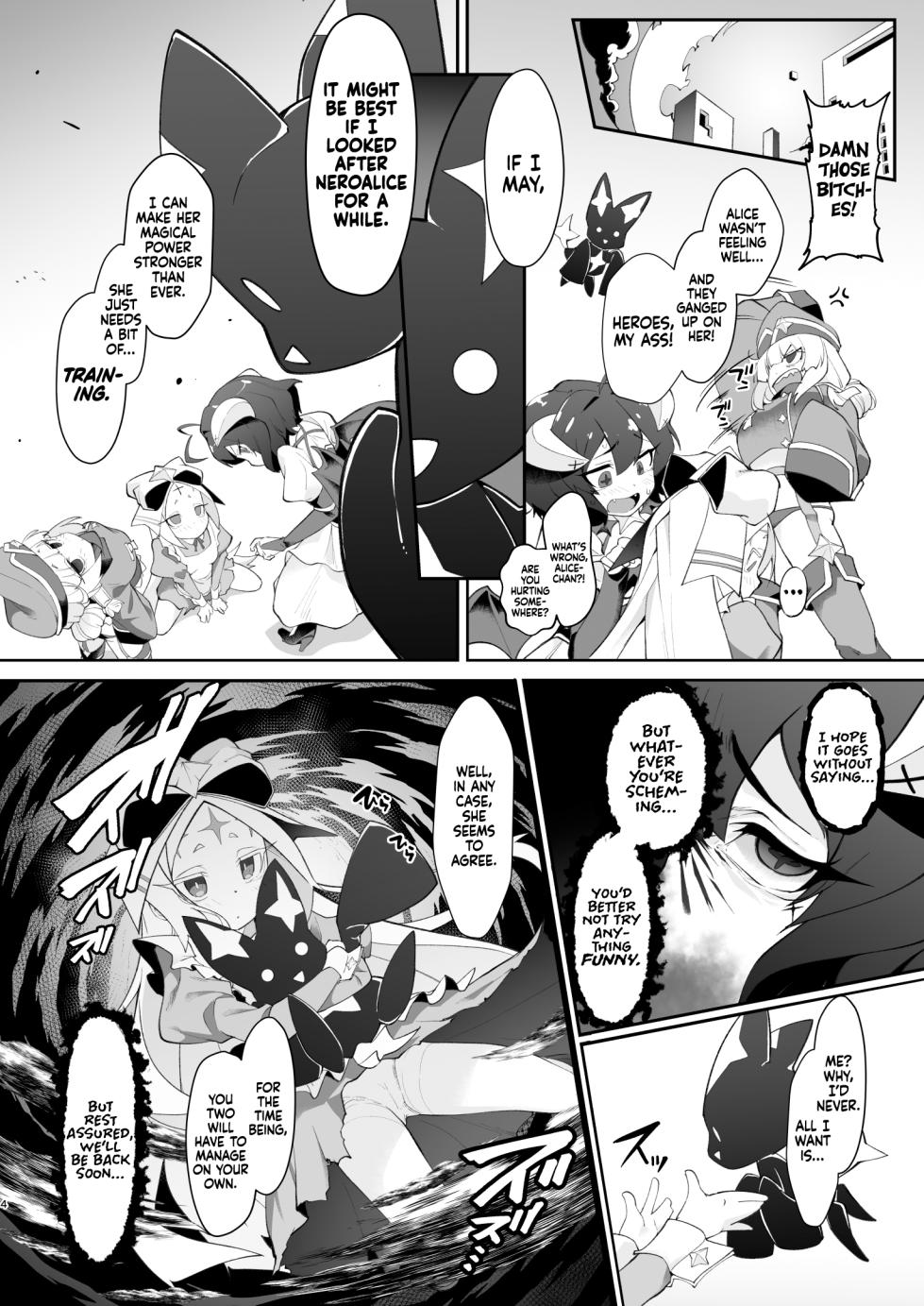 [CHARAN PORAN (Nekono Matatabi)] Fushigi no Kuni no Nero Alice | NeroAlice in Wonderland (Mahou Shoujo ni Akogarete) [English] [Xzosk] [Digital] - Page 3