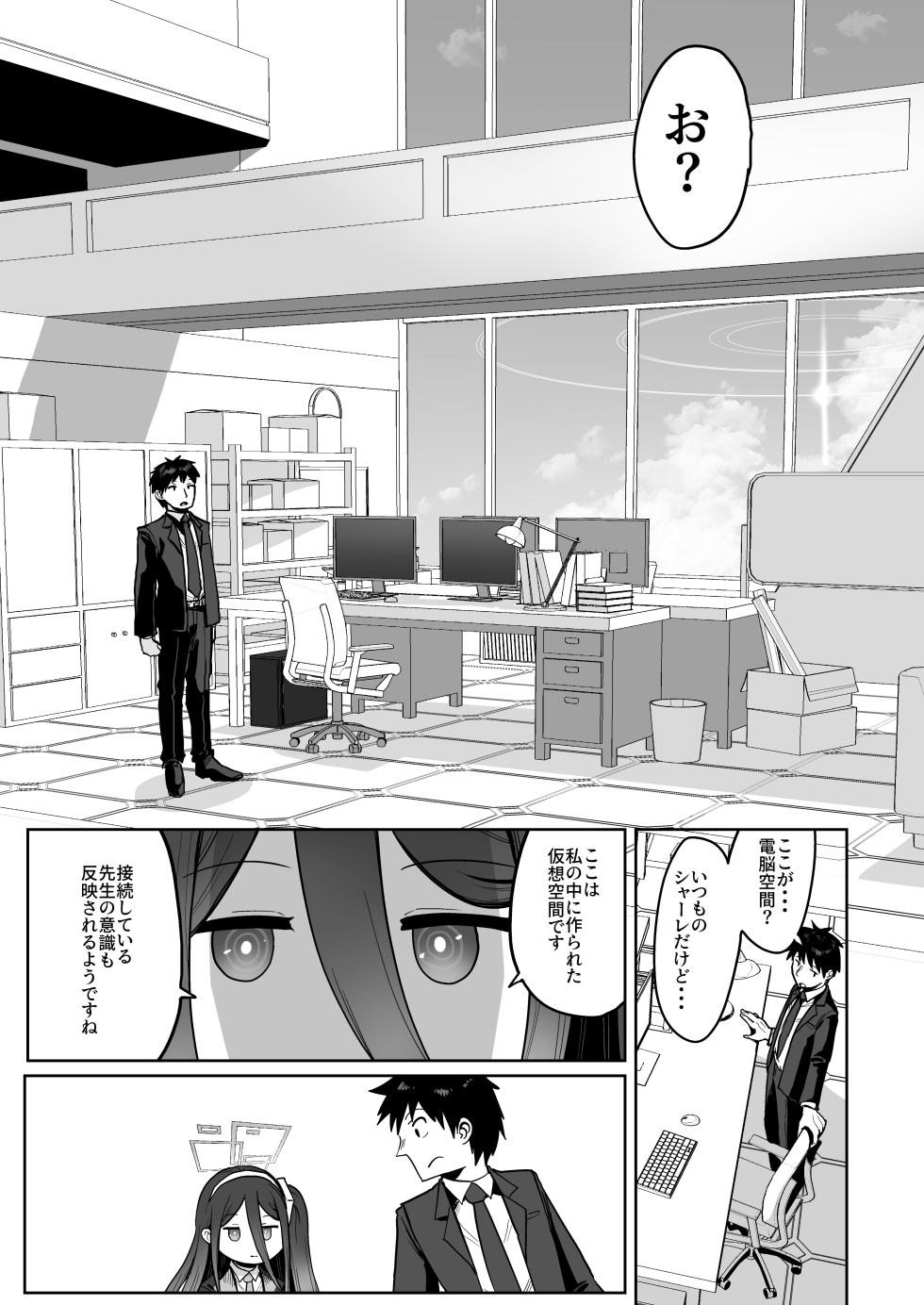 [Owakari Itadaketa darou ka (Umiyamasoze)] Dennou ni Nemuru Ai no Kagi (Blue Archive) [Digital] - Page 6