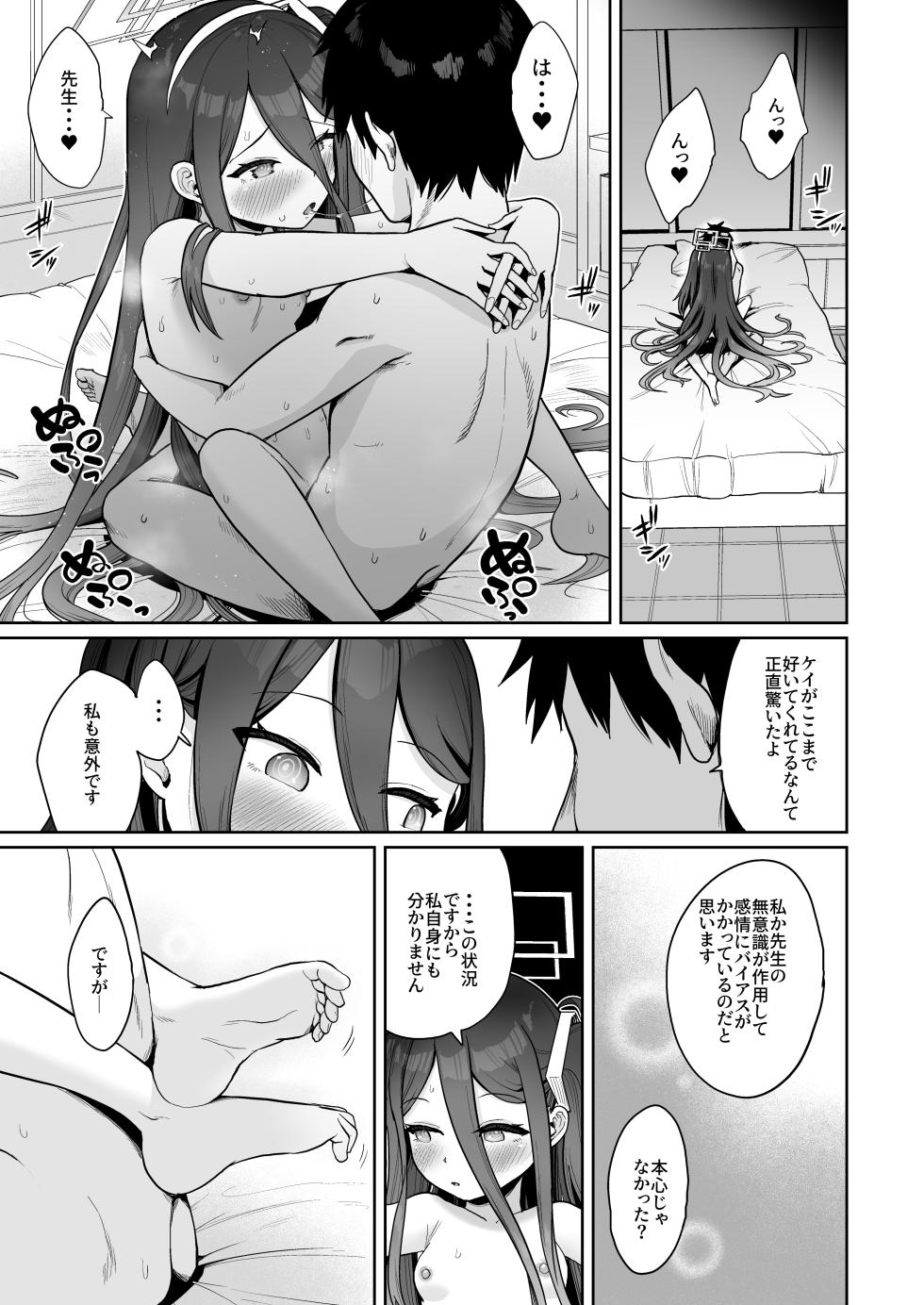 [Owakari Itadaketa darou ka (Umiyamasoze)] Dennou ni Nemuru Ai no Kagi (Blue Archive) [Digital] - Page 32