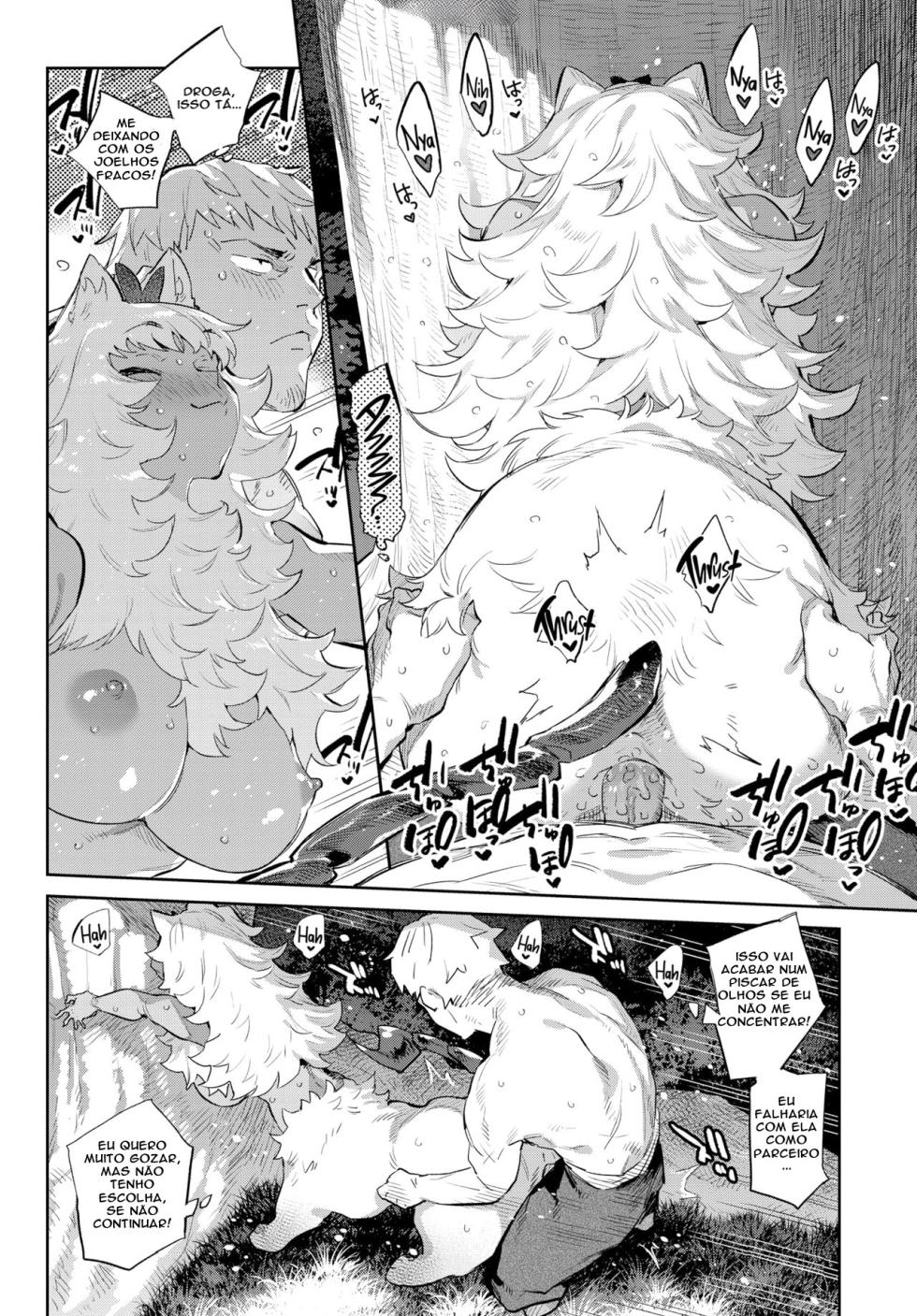 [Mizone] Ihou no Otome Series 2 - Boukensha no Koiji wa Kemonomichi [Portuguese] [Descensored] - Page 20