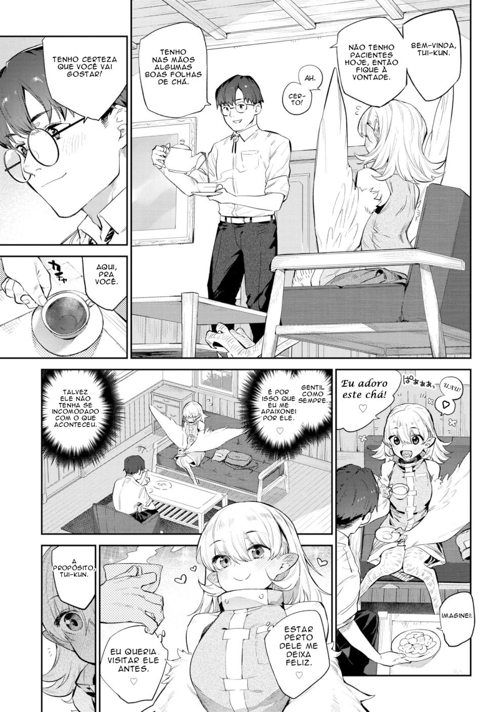 [Mizone] Ihou no Otome Series 5 - Mesudori no Butou-bi -Harpy Valentine Days- [Portuguese] [Descensored] - Page 6