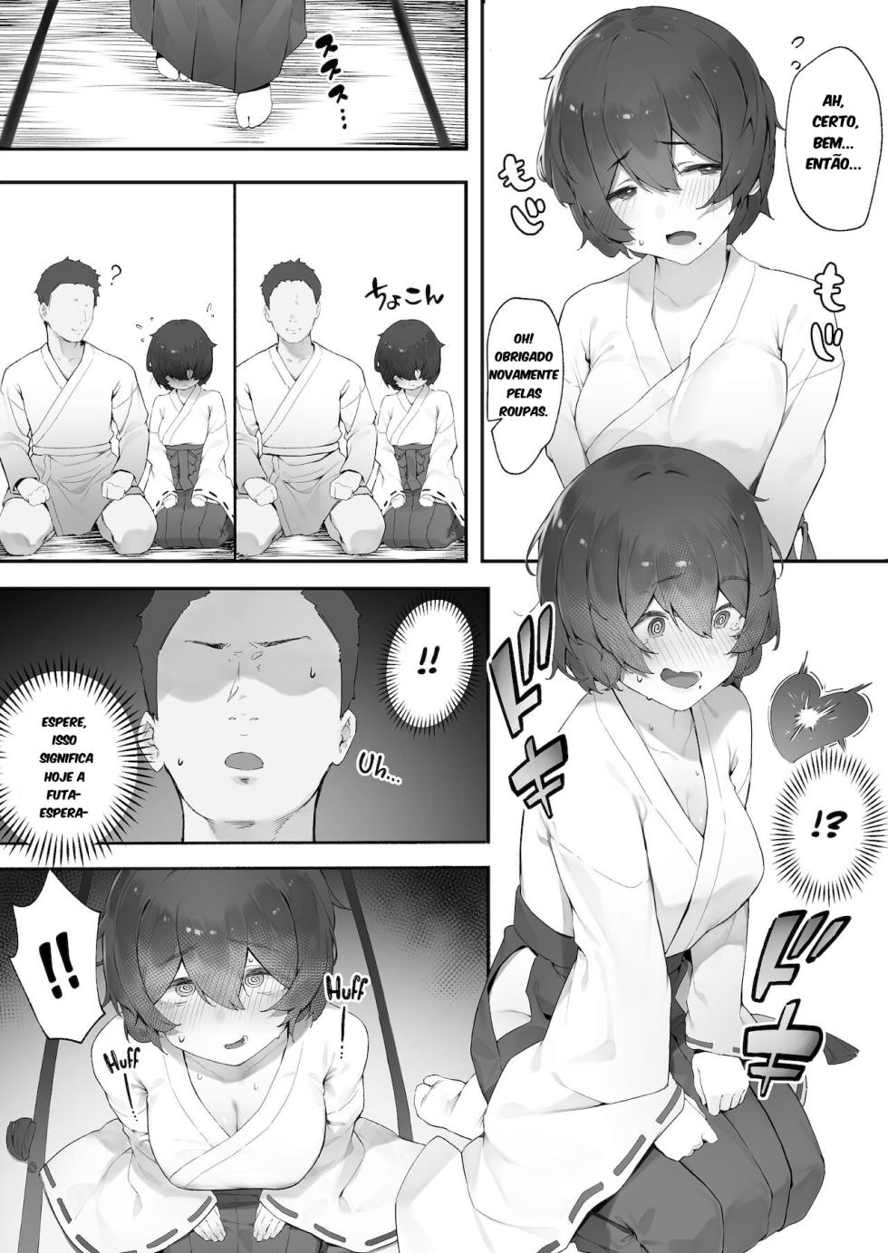 [Nigiri Usagi] Shinrei Spot ni Ittara Yabbai no ga Tsuita node Nekosogi Suidashite Morau 1-3 [Portuguese] - Page 11