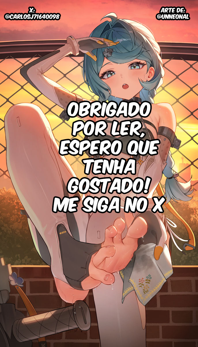 [Nigiri Usagi] Urusai Kouhai o Oshitao Shitara Otonashiku Natta Hanashi [Portuguese] [Colorized] - Page 9