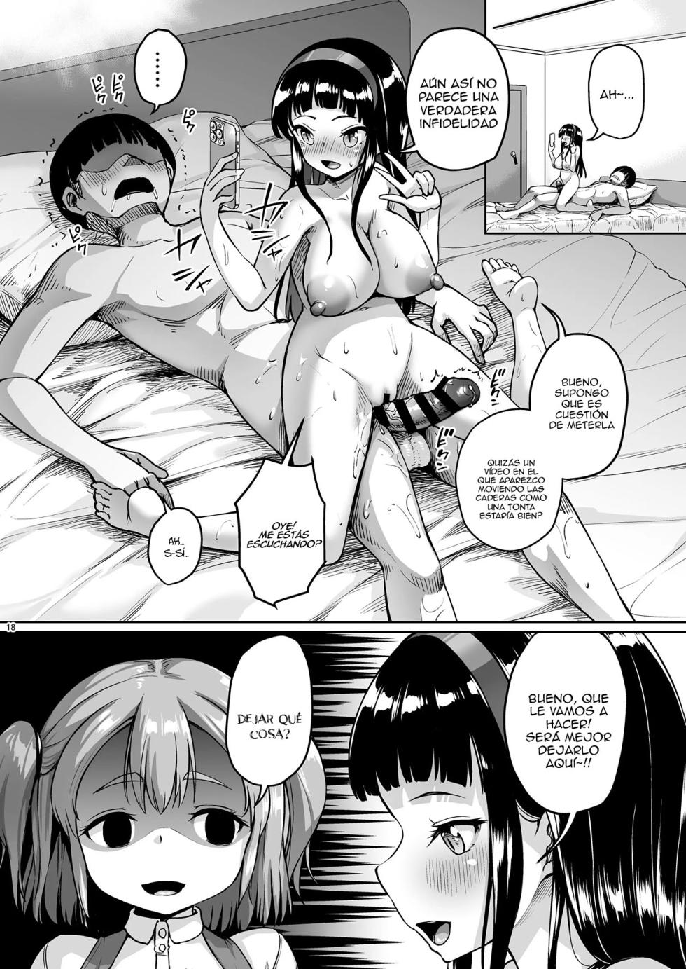 [Zetsubou Shiromuji (Shousan Bouzu)] Chiisana Kanojo wa AV Jou 3｜Mi Pequeña Novia es una Actriz Porno 3 [Spanish] [Anything] [Digital] - Page 17