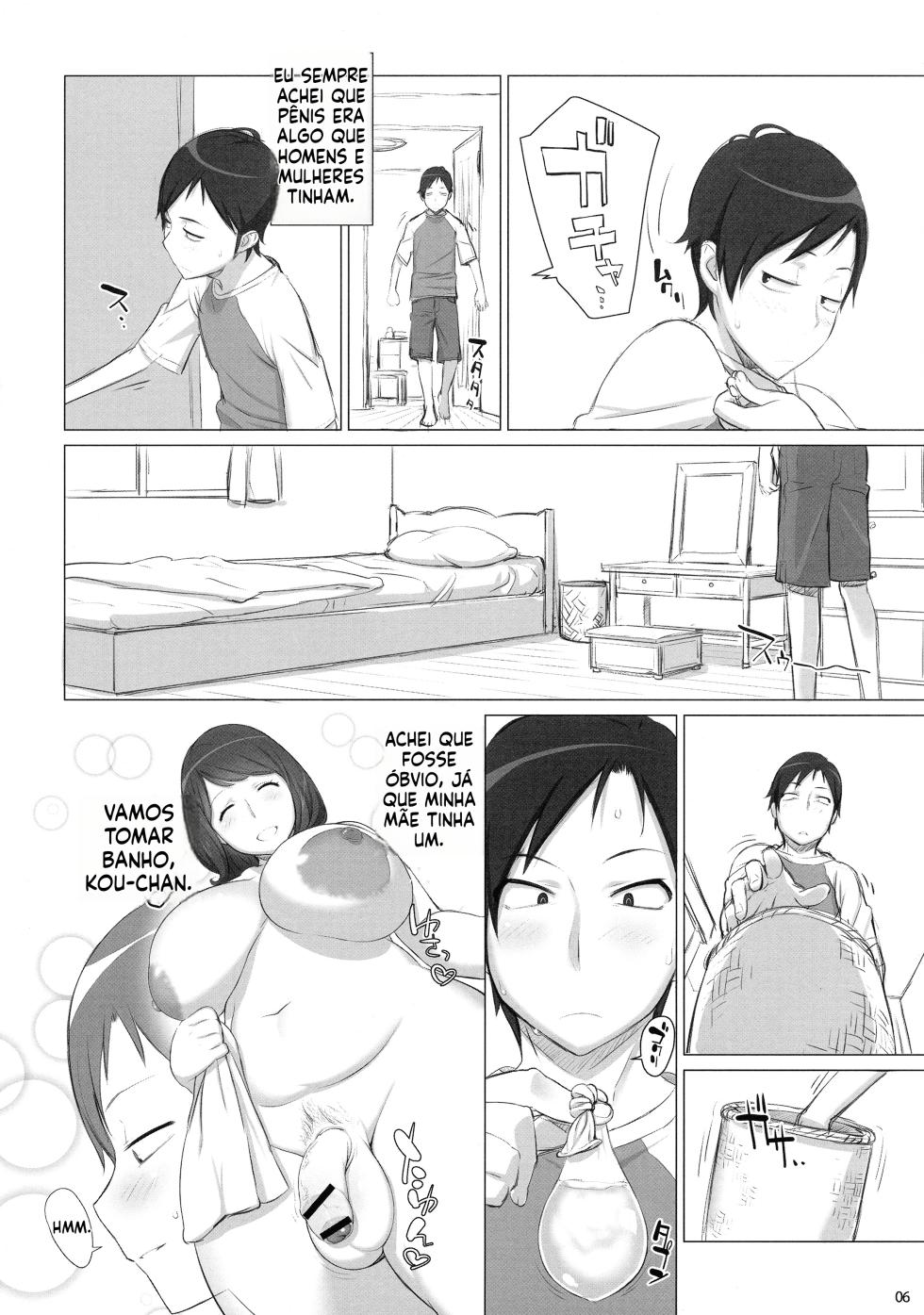 (Futaket 8.5) [OZONE (Marumiya)] Mama Tama | Mama's Balls [Portuguese-BR] - Page 5