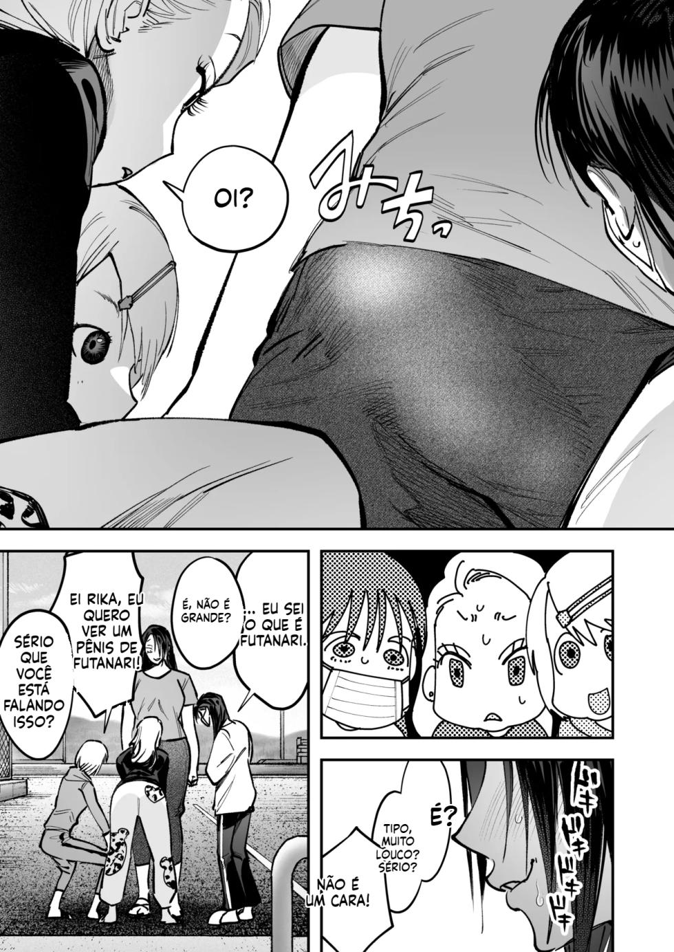 [Chimeda] Haetate Futanari Haru, Kaitsuu-chuu [Portuguese-BR] - Page 10