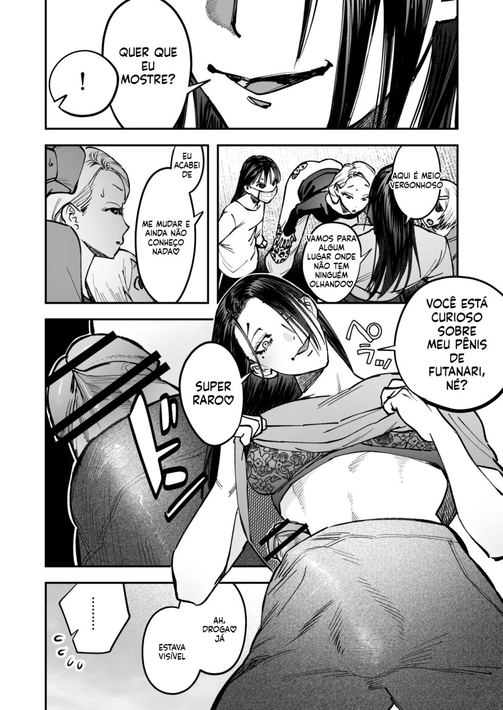 [Chimeda] Haetate Futanari Haru, Kaitsuu-chuu [Portuguese-BR] - Page 11