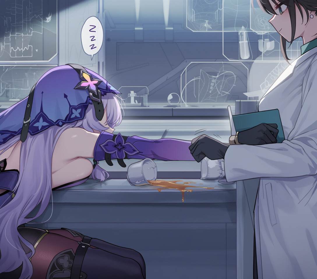 (kkoi) Ruan Mei, Black Swan, Acheron x Tentacles [AI Generated] - Page 6