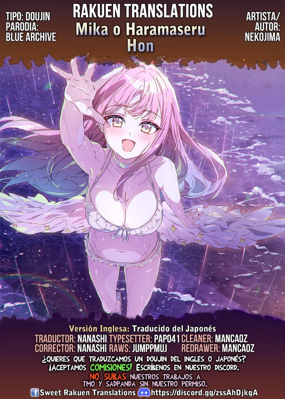 [Nekolovelandou (Nekojima)] Mika o Haramaseru Hon (Blue Archive) [Spanish] [Rakuen Translations] [Digital] - Page 27