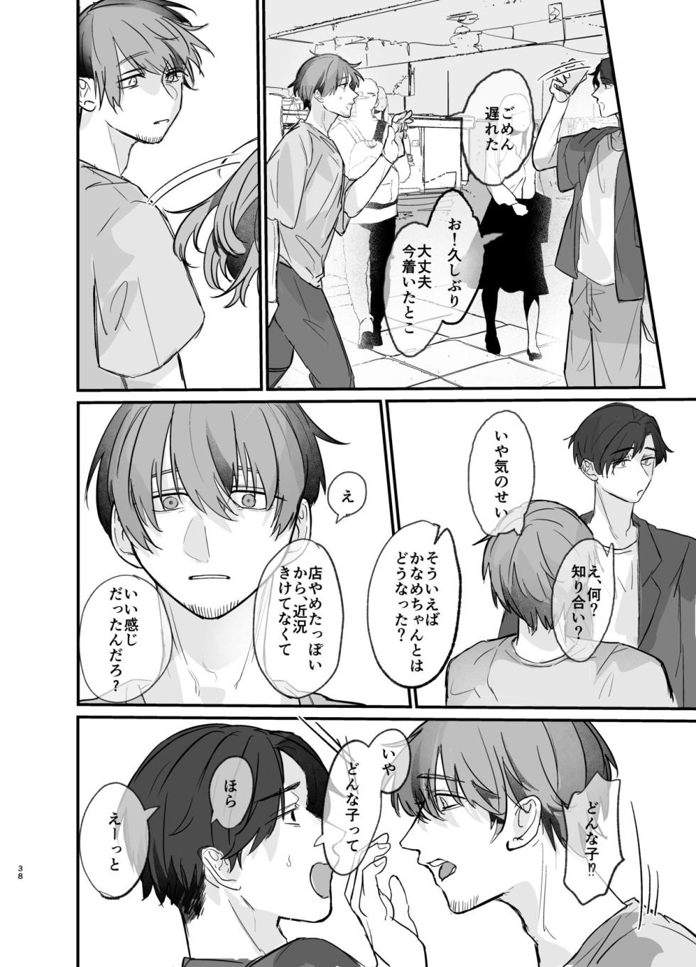 [Gyoniso Koubou (Takota Gyoniku)] Tonari no Heya ni, Koi to Doku. -Yurufuwa Stalker ni GyaRa sarete Wasurerarenaku Saserareru- [Digital] - Page 38