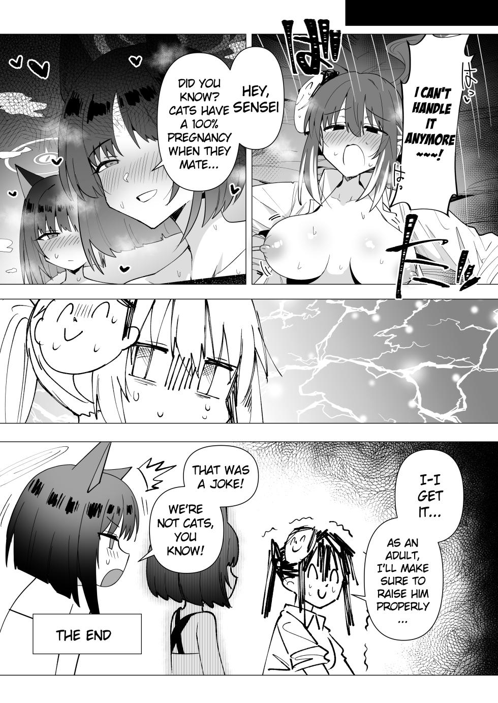 [Toriyaro] Onna Sensei to Nekoneko Shitsudo FTNR Konbi Tanpen (Blue Archive) [English] - Page 7