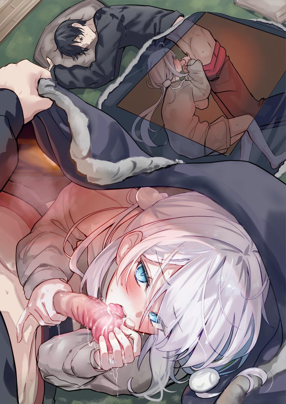 [どちゃしこ] コタツの中、えっちな攻棒戦♥ - Page 5