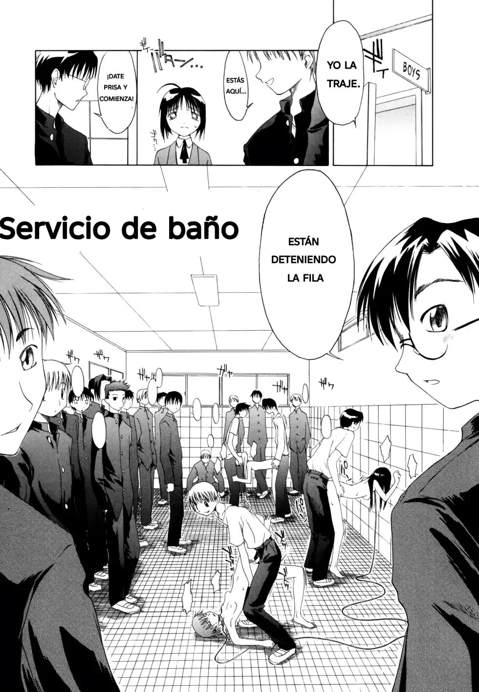 [Yamamoto Kumoi] Benjo Touban｜Servicio de Baño (Marble Cake) [Spanish] [Jhovampire] - Page 3