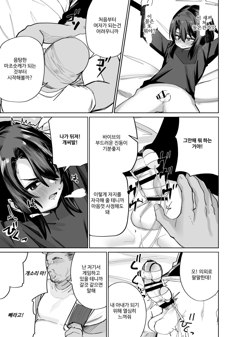 [Peimond] Futsū No Danshi Daigakusei O Onaho Tsuma Ni Shite Ichi Yarabu Seikatsu | 평범한 남자 대학생을 오나홀 아내로 만들어 달달한 신혼생활 [Korean] - Page 8