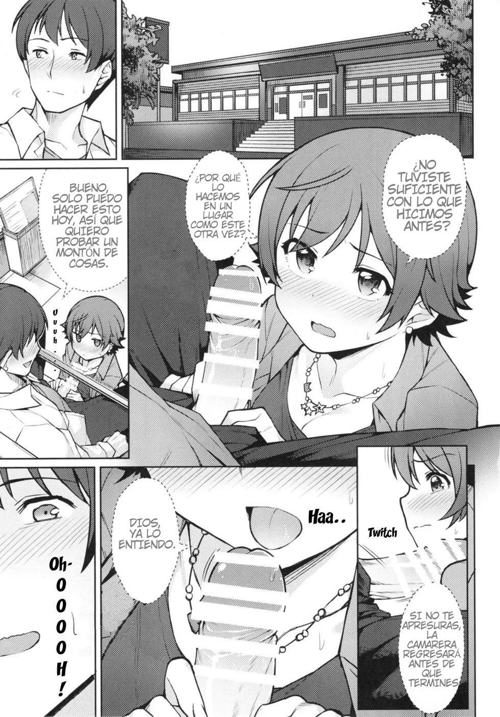 (C90) [OrangeMaru (JP06)] Honda Mio 1-nichi Free Pass (THE IDOLM@STER CINDERELLA GIRLS) [Spanish] - Page 8