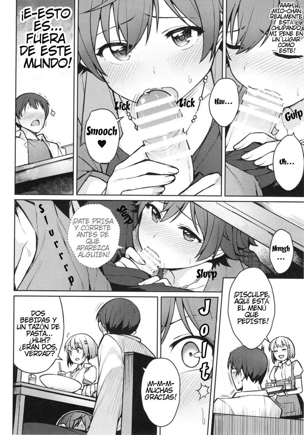 (C90) [OrangeMaru (JP06)] Honda Mio 1-nichi Free Pass (THE IDOLM@STER CINDERELLA GIRLS) [Spanish] - Page 9