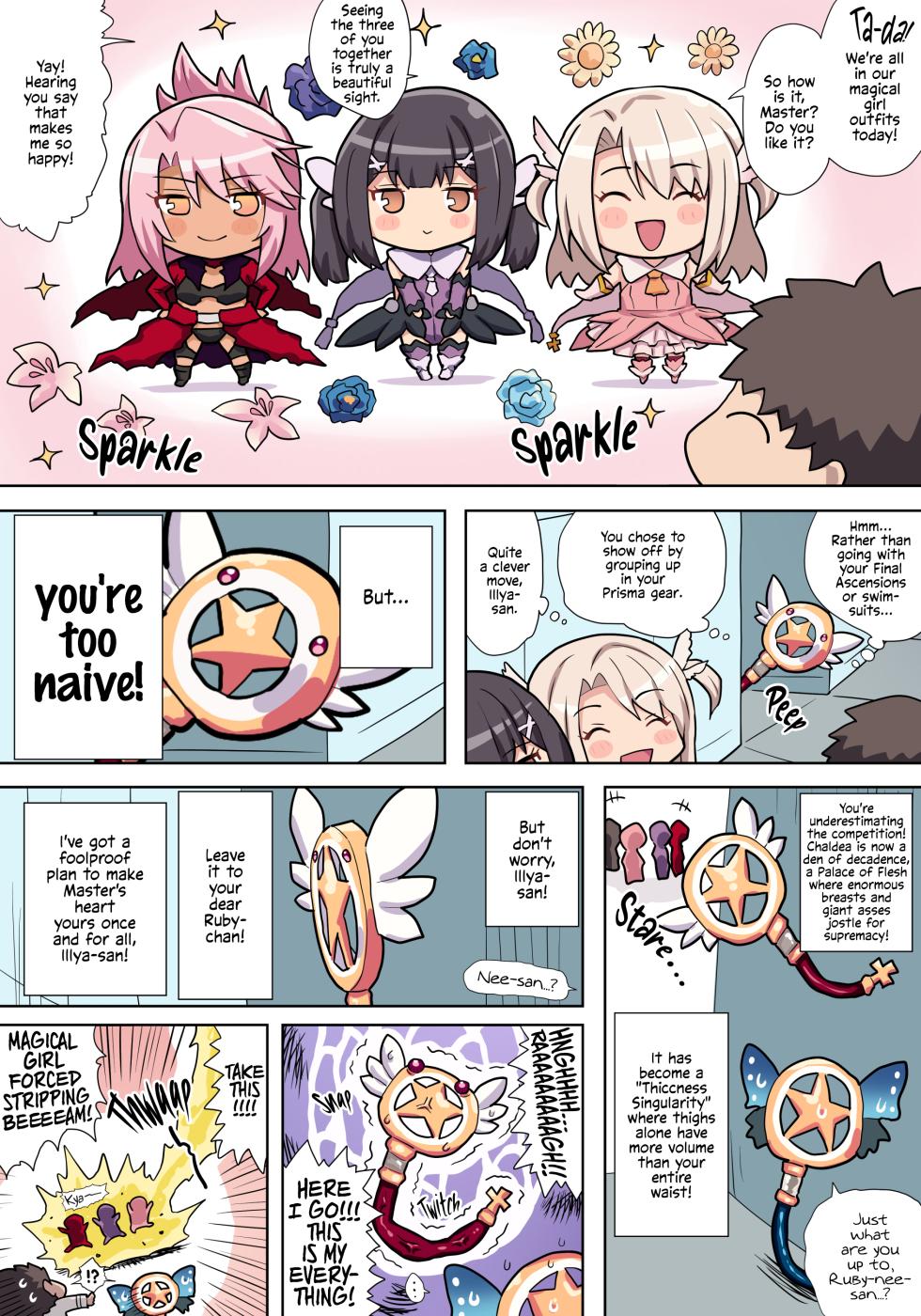 [Pononozo] Illya, Miyu, Chloe (Fate/Grand Order) [English] - Page 1
