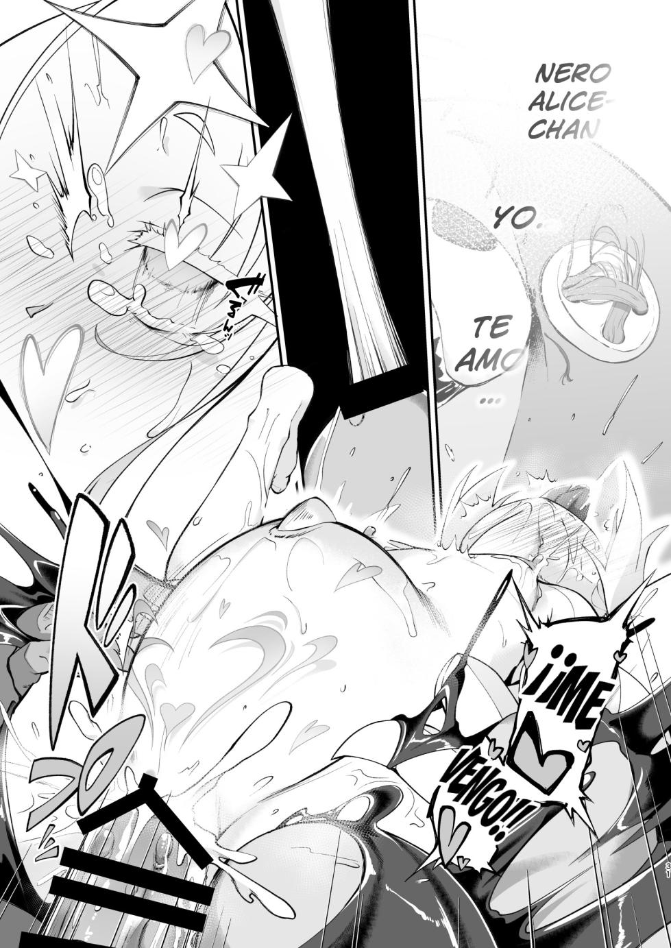 [CHARAN PORAN (Nekono Matatabi)] Fushigi no Kuni no Nero Alice | Nero Alice en el País de las Maravillas (Mahou Shoujo ni Akogarete) [Spanish] [Hellsing Scans] [Digital] - Page 31