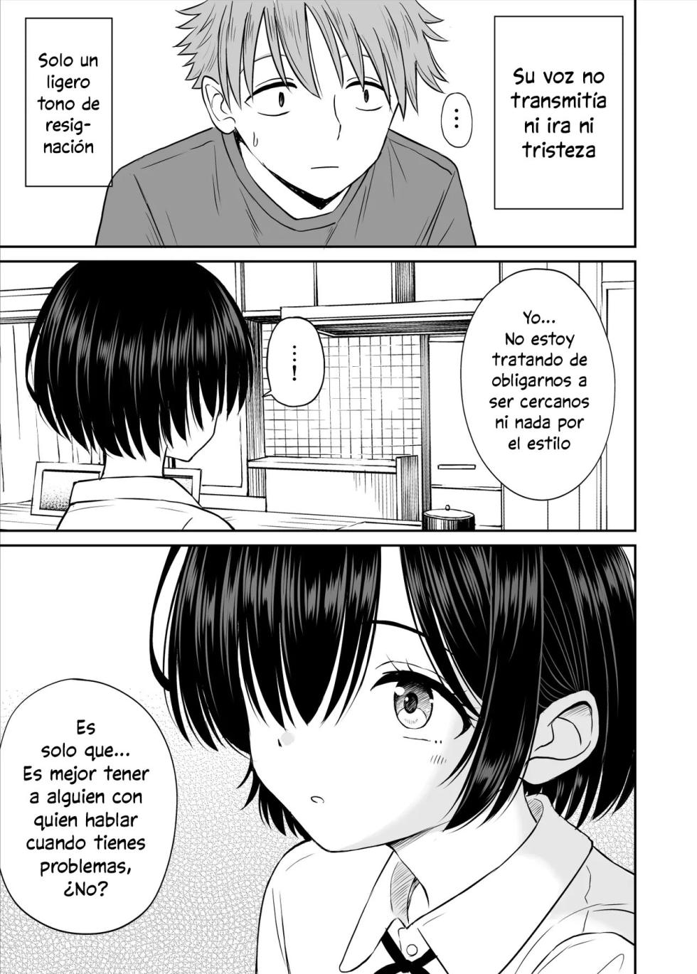 [Kotorakku] Ame ga Furu Yoru ni dake Gimai o Daku Hanashi｜Sólo Abrazo a mi Hermanastra en Noches Lluviosas [Spanish] [Hs enfermos] - Page 9