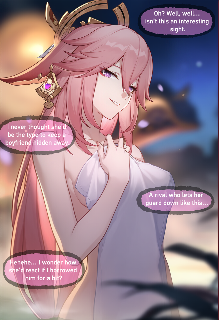 [Isterya] Yae Miko Onsen [English] [AI Generated] - Page 7