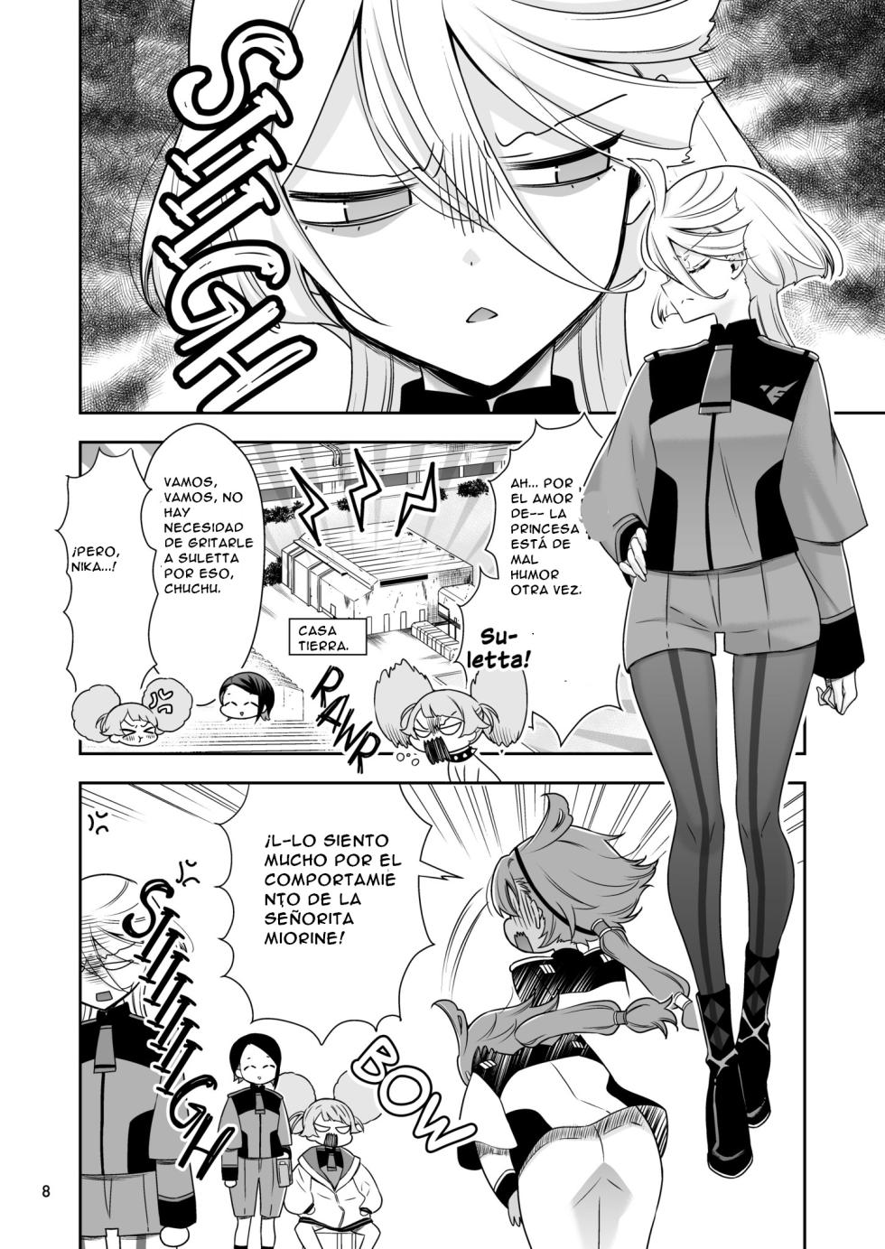 [Waterfall (Takano Saku)] Shiawase na Hibi -if- | Days of Happiness -if- (Mobile Suit Gundam: The Witch from Mercury) [Spanish] [Digital] - Page 6