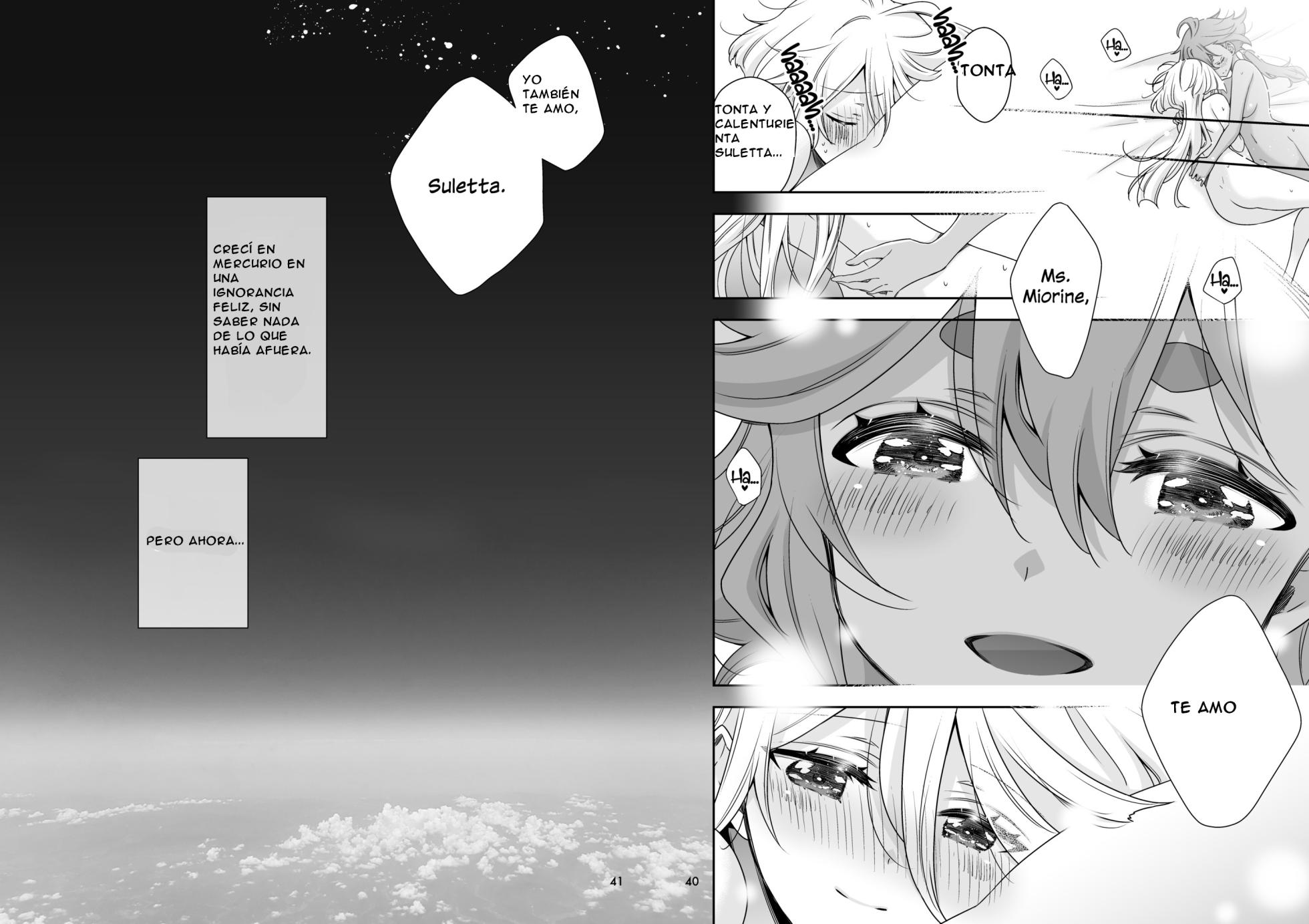 [Waterfall (Takano Saku)] Shiawase na Hibi -if- | Days of Happiness -if- (Mobile Suit Gundam: The Witch from Mercury) [Spanish] [Digital] - Page 37