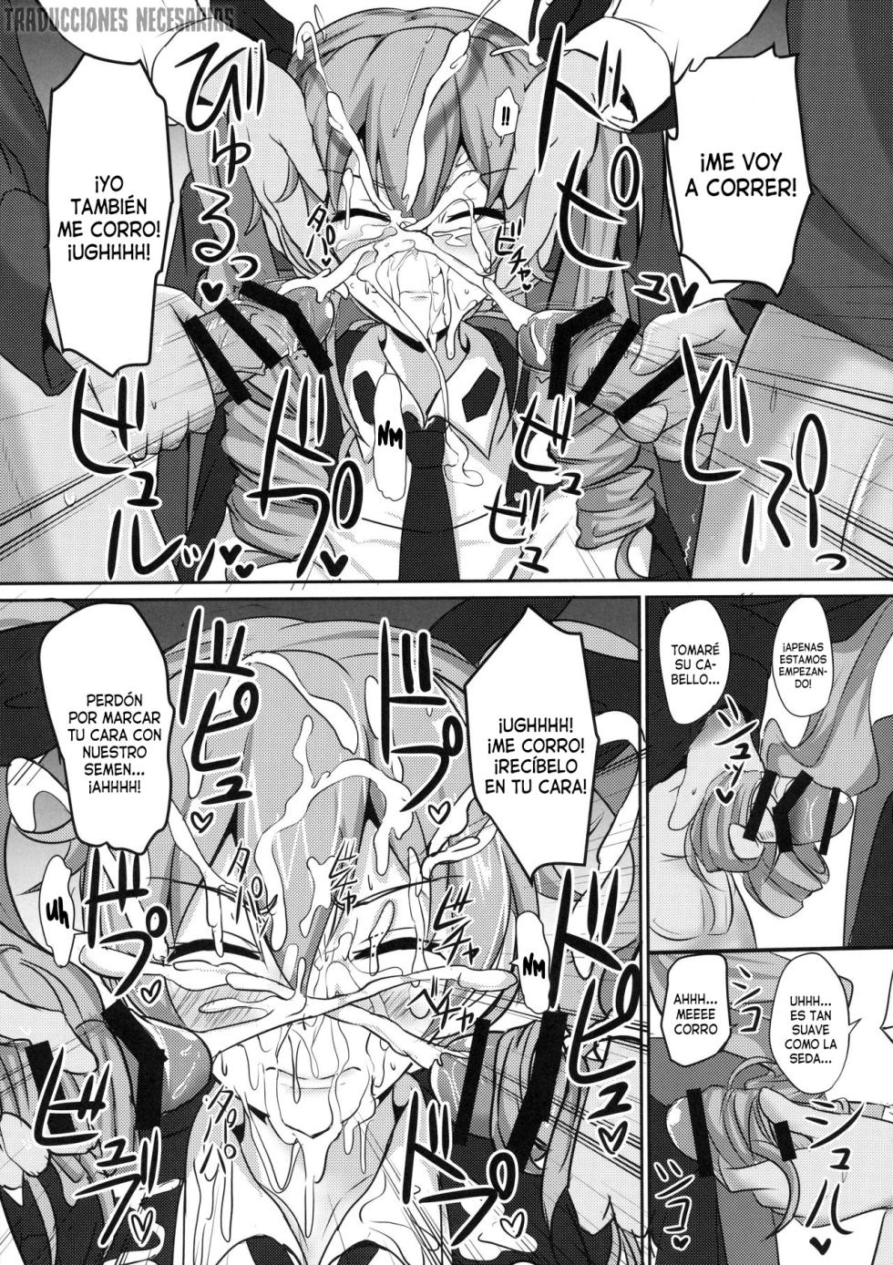 (C90) [Hakuginmokusei (Poshi)] Anchovy Nee-san White Sauce Zoe |  Anchovy-neesan acompañada de salsa blanca (Girls und Panzer) [Spanish] [Traducciones necesarias] - Page 8