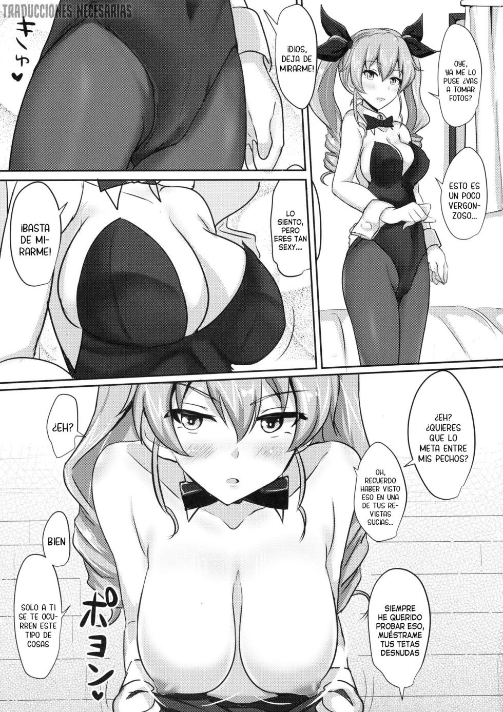 (C90) [Hakuginmokusei (Poshi)] Anchovy Nee-san White Sauce Zoe |  Anchovy-neesan acompañada de salsa blanca (Girls und Panzer) [Spanish] [Traducciones necesarias] - Page 14