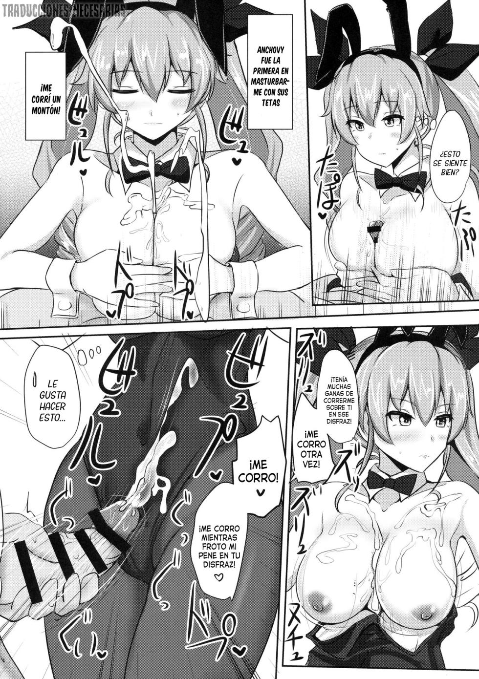 (C90) [Hakuginmokusei (Poshi)] Anchovy Nee-san White Sauce Zoe |  Anchovy-neesan acompañada de salsa blanca (Girls und Panzer) [Spanish] [Traducciones necesarias] - Page 15